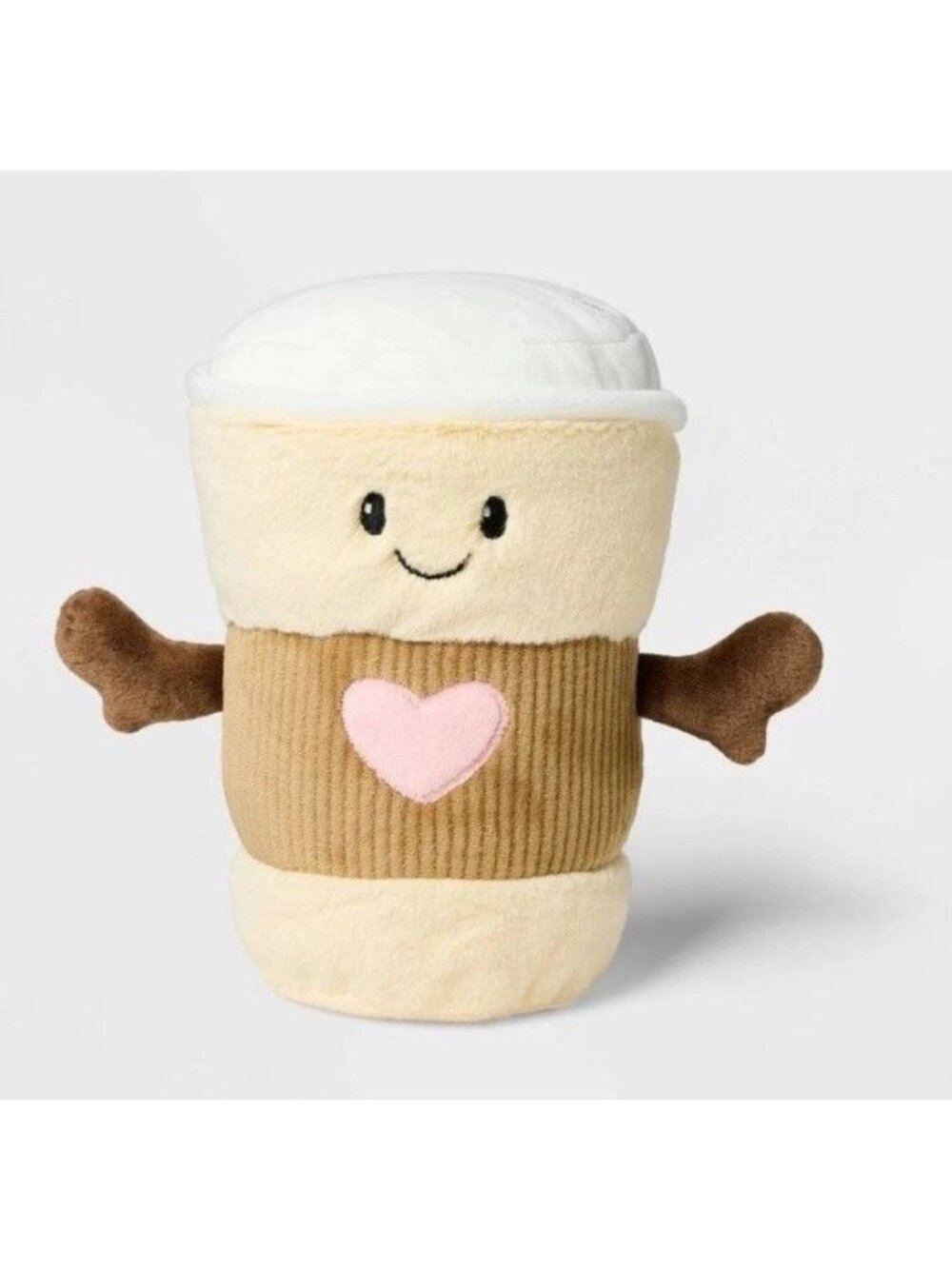 Gigglescape Coffee Latte Cup Plush 6" toy NEW with tags